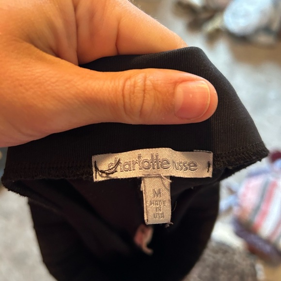 Charlotte russe ruched black high low skirt - Picture 4 of 4